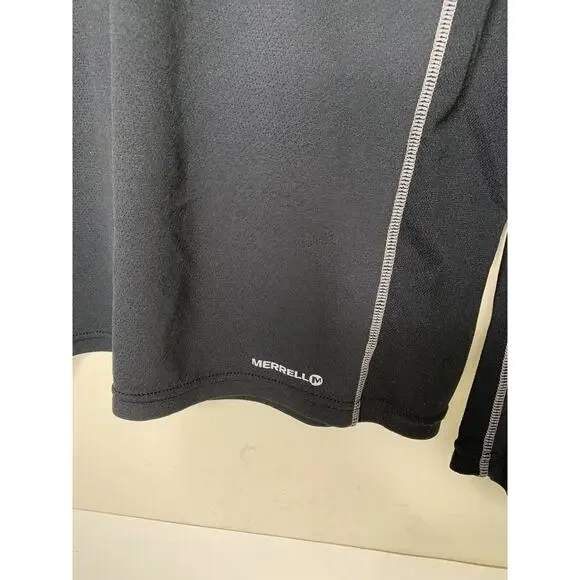 Merrell SelectWick Mens XL Long Sleeve Athletic Pullover Long Sleeve Black - Picture 4 of 8